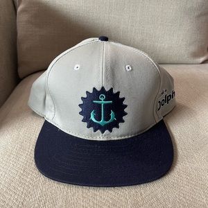 Pink Dolphin Anchor Logo SnapBack Hat